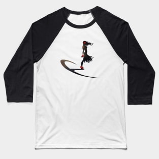 Surfer Girl Waverider Baseball T-Shirt